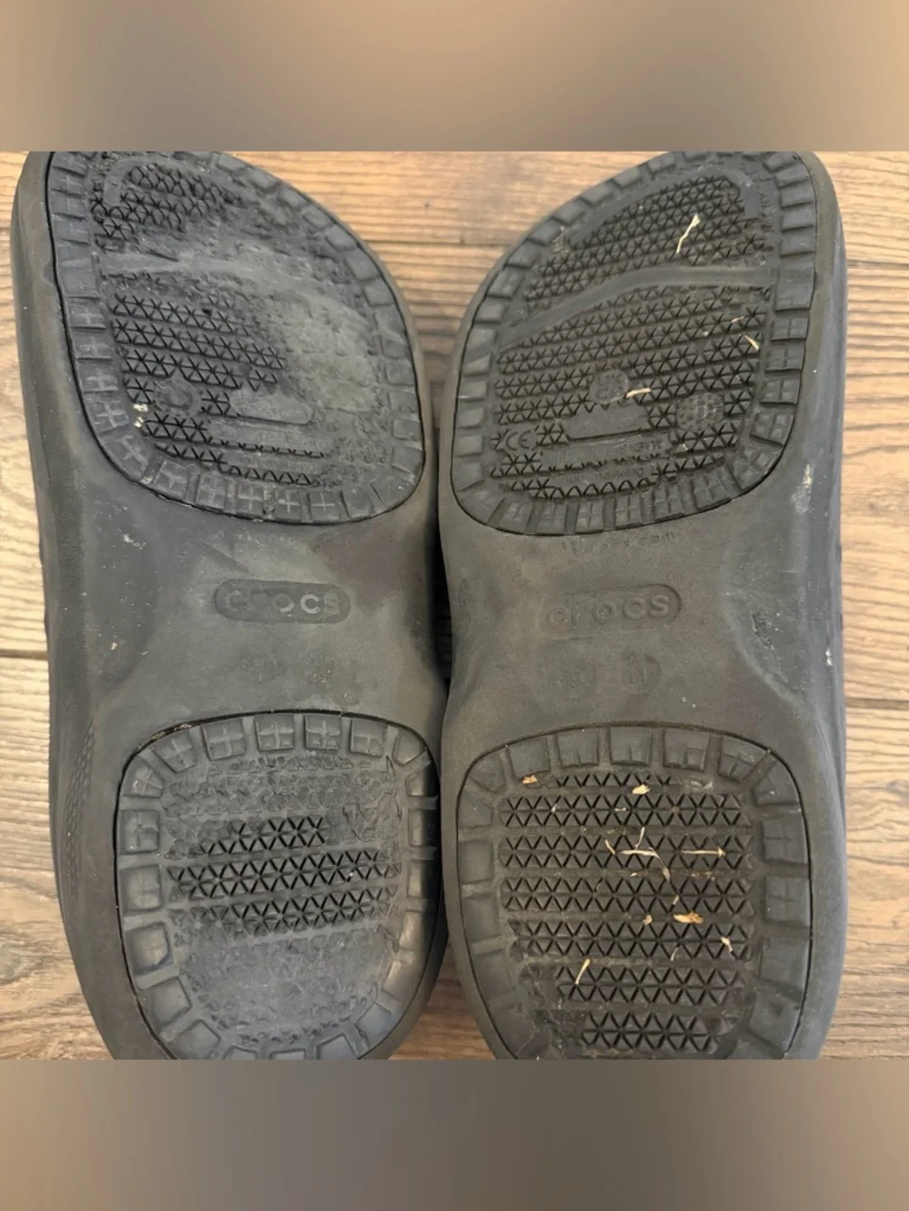 CROCS‎ Men's Black Slip-On Work Loafers Size 9